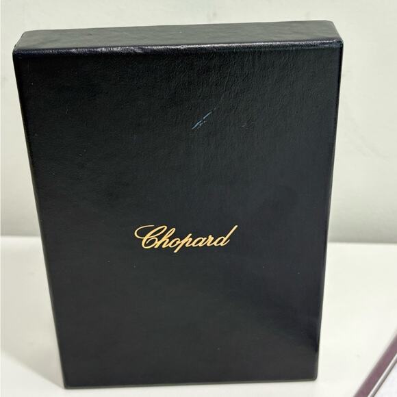Authentic CHOPARD Pink leather card and passport Wallet w/ box andcertificate - Picture 7 of 7